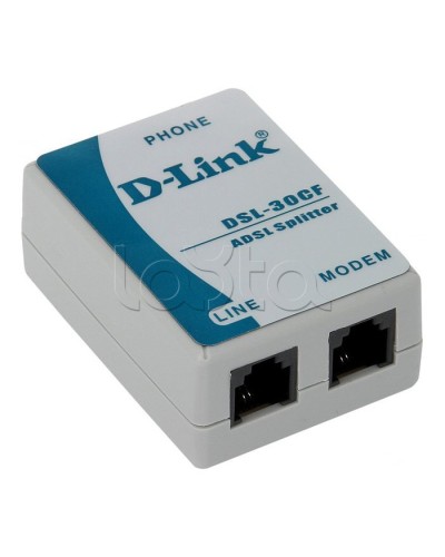 Сплиттер ADSL D-Link DSL-30CF/RS во Владимире Маршрутизаторы, Роутеры и Точки Доступа Pintop.ru