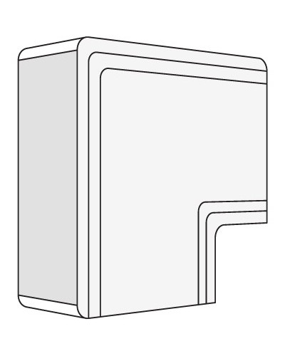 Угол плоский NPAN 80x60 мм DKC 01744 во Владимире Аксессуары для кабель-канала Pintop.ru