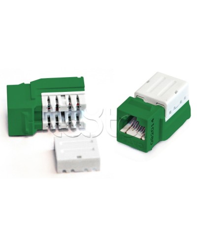 Вставка формата Keystone Jack Hyperline (KJNE-8P8C-C5e-90-GN) во Владимире Коннекторы Pintop.ru