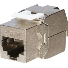 Модуль Keystone Jack RJ-45(8P8C), FTP экранированный, CAT 6, тип 180 град., самозажимной REXANT PRO 02-0261