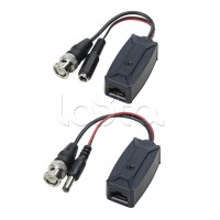Комплект для передачи HDCVI/HDTVI/AHD видео и питания по витой паре SC&T TTP111HDP-LK